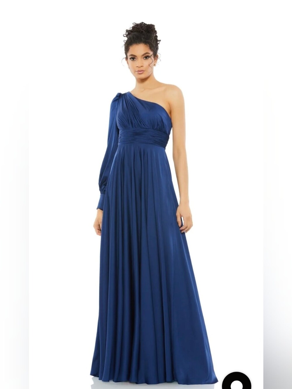 Mac Duggal 67866CL Dress Midnight Blue Sz 0 NWT